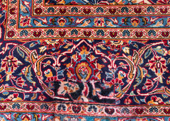 Vintage Kashan Hand-Knotted Wool Persian Rug (Size: 285 X 400 CM)