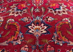 Vintage Mashad Hand-Knotted Wool Persian Rug (Size: 300 X 340 CM)