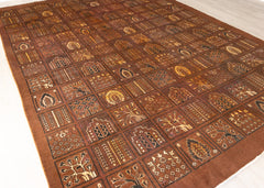 Vintage Tabriz Hand-Knotted Wool Persian Rug (Size: 280 X 380 CM)