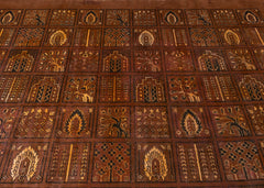 Vintage Tabriz Hand-Knotted Wool Persian Rug (Size: 280 X 380 CM)