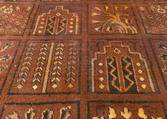 Vintage Tabriz Hand-Knotted Wool Persian Rug (Size: 280 X 380 CM)