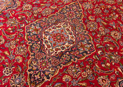 Vintage Kashan Hand-Knotted Wool Persian Rug (Size: 290 X 400 CM)