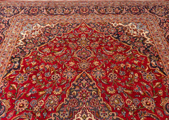 Vintage Kashan Hand-Knotted Wool Persian Rug (Size: 290 X 400 CM)