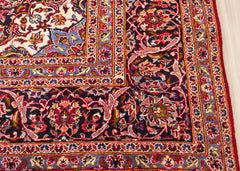 Vintage Kashan Hand-Knotted Wool Persian Rug (Size: 290 X 400 CM)