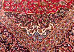 Vintage Kashan Hand-Knotted Wool Persian Rug (Size: 290 X 400 CM)