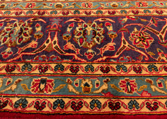 Vintage Kashan Hand-Knotted Wool Persian Rug (Size: 290 X 425 CM)