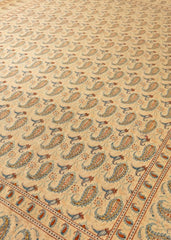 Vintage Kashan Hand-Knotted Wool Persian Rug (Size: 300 X 390 CM)