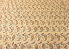 Vintage Kashan Hand-Knotted Wool Persian Rug (Size: 300 X 390 CM)