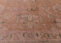 Vintage Overdyed Tabriz Hand-Knotted Wool Persian Rug (Size: 290 X 390 CM)