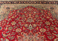 Vintage Arak Hand-Knotted Wool Persian Rug (Size: 310 X 405 CM)