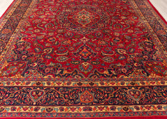 Vintage Yazd Hand-Knotted Wool Persian Rug (Size: 300 X 380 CM)