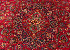 Vintage Yazd Hand-Knotted Wool Persian Rug (Size: 300 X 380 CM)