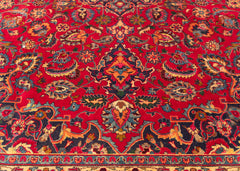 Vintage Yazd Hand-Knotted Wool Persian Rug (Size: 300 X 380 CM)