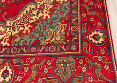 Vintage Tabriz Hand-Knotted Wool Persian Rug (Size: 280 X 390 CM)