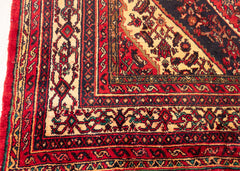 Vintage Hamadan Hand-Knotted Wool Persian Rug (Size: 255 X 350 CM)