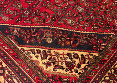 Vintage Hamadan Hand-Knotted Wool Persian Rug (Size: 255 X 350 CM)
