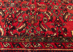 Vintage Hamadan Hand-Knotted Wool Persian Rug (Size: 255 X 350 CM)