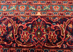 Vintage Mashad Hand-Knotted Wool Persian Rug (Size: 290 X 400 CM)