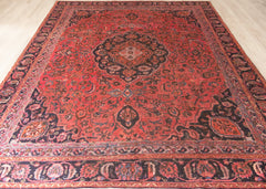 Vintage Azghand Hand-Knotted Wool Persian Rug (Size: 270 X 350 CM)