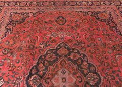Vintage Azghand Hand-Knotted Wool Persian Rug (Size: 270 X 350 CM)