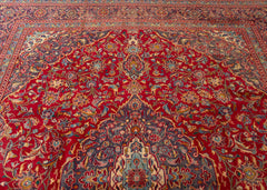 Vintage Ardakan Hand-Knotted Wool Persian Rug (Size: 285 X 370 CM)