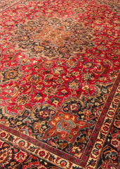 Vintage Khorasan Hand-Knotted Wool Persian Rug (Size: 295 X 390 CM)
