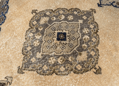 Vintage Turkish Hand- Knotted Wool Runner Rug