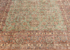 Vintage Hand-Knotted Turkish Rug