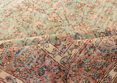 Vintage Hand-Knotted Turkish Rug