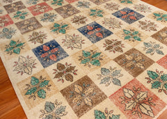 Vintage Hand-Knotted Turkish Rug