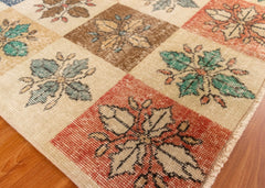 Vintage Hand-Knotted Turkish Rug