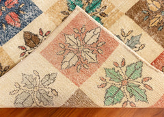 Vintage Hand-Knotted Turkish Rug