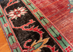 Vintage Hand-Knotted Turkish Rug