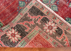 Vintage Hand-Knotted Turkish Rug