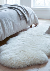 Double New Zealand Sheepskin Rug – Super Soft Long Wool