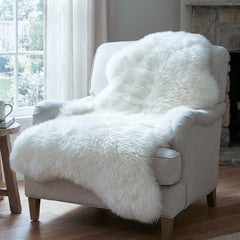 Single New Zealand Sheepskin Rug – Super Soft Long Wool