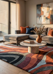 Stream Series 2 Modern Wool Rug