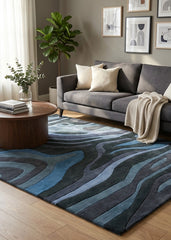 Stream Series 4 Modern Wool Rug
