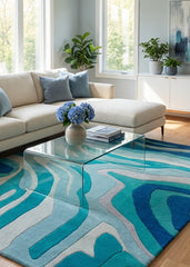 Stream Series 1 Modern Wool Rug