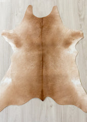 Calfskin - Beige (Size: 100 X 90 CM)
