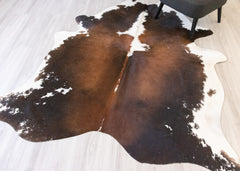 Reddish Cowhide Rug (Size: 220 X 190 CM) CHR2115