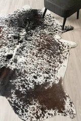 (Rare) Salt Pepper Tri-Color Cowhide Rug (Size: 230 X 190 CM) CHR2438