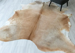 (Rare) Palomino Cowhide Rug (Size: 240 X 210 CM) CHR2458