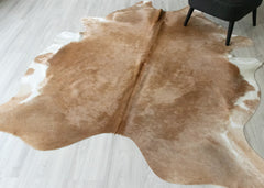 (Rare) Palomino Cowhide Rug (Size: 230 X 200 CM) CHR2460