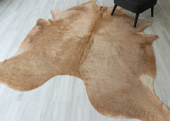 (Rare) Palomino Cowhide Rug (Size: 250 X 230 CM) CHR2461