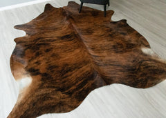 Dark Brindle Cowhide Rug (Size: 260 X 210 CM) CHR2465