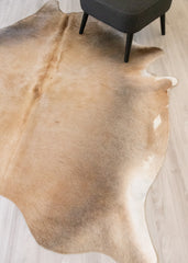 (Rare) Gris Tan Cowhide Rug (Size: 210 x 170 CM) CHR 2113