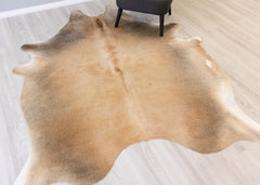 (Rare) Gris Tan Cowhide Rug (Size: 210 x 170 CM) CHR 2113
