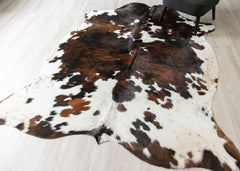 Exotic Tricolor Cowhide Rug (Size: 250 X 200 CM) CHR2641