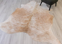 (Rare) Light Brindle Cowhide Rug (Size: 220 X 190 CM) CHR2119